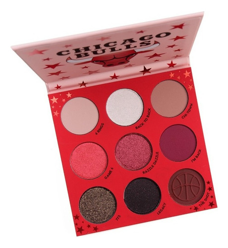 Sombra De Ojos Colourpop Nba Color Chicago Bulls
