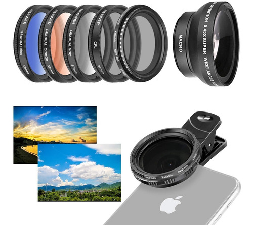 Kit De Lentes Para Teléfono Celular Neewer De 37 Mm