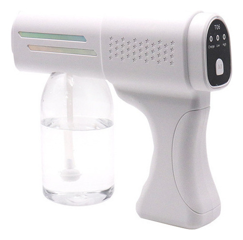 Pistola De Desinfección De Luz Azul Nano Inalámbrica Color Blanco
