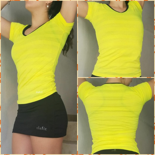 Remera Entrenamiento Escote V