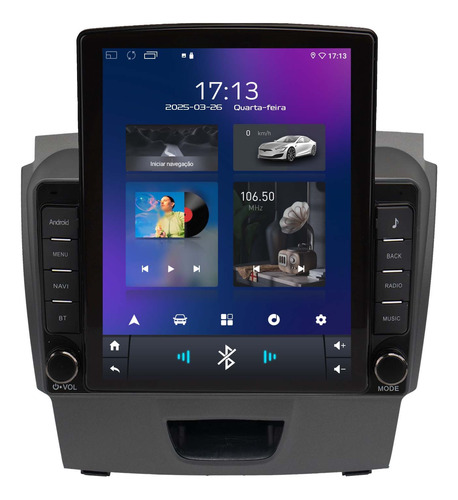 Multimidia Tesla S10 12/16 Sem Mylink Carplay Android 9,7p