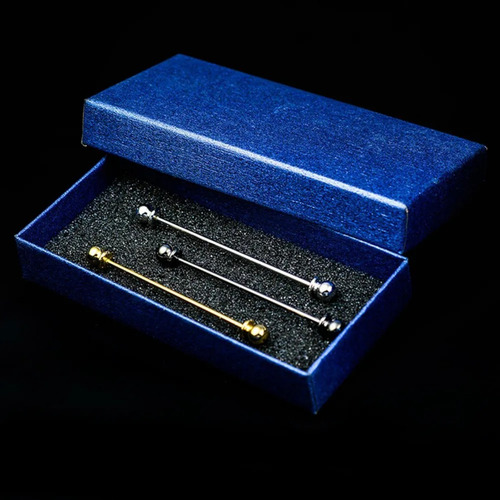 3 Uds. Pinzas Para Cuello De Camisa, Alfileres Para Corbata