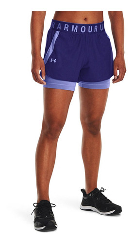Short Under Armour Play Up 2in1 Violeta - 468