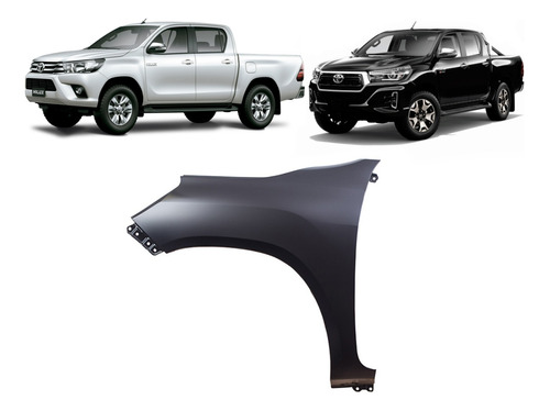 Guardabarro Delantero Toyota Hilux 2018 2019 2020 Sr Izquier