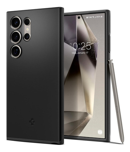 Funda Spigen Thin Fit  Para Samsung Galaxy S24 Ultra -negro