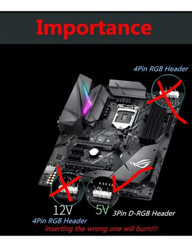 Soporte Tarjeta Grafica Gpu Argb Nuevo 5v 3 Pin Aura Sync