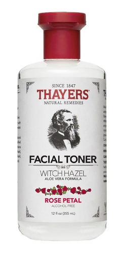 Thayers Tónico Facial Petalo De Rosa Con Aloe  Original 12oz