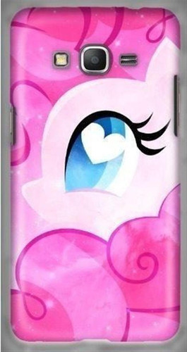 Funda Para Celular Pony Blanco Rosa Para Toda Marca De Cel