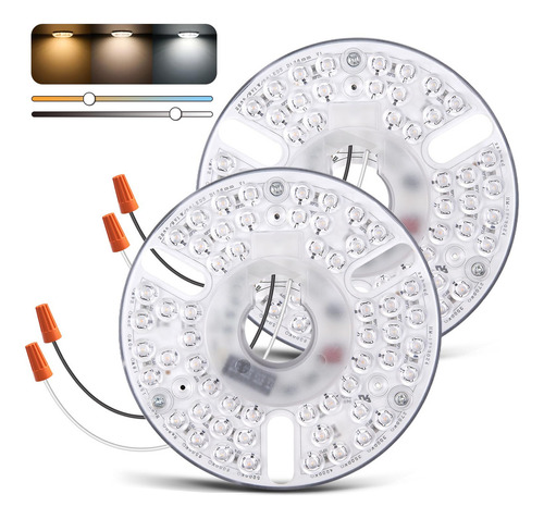 Kit De Luz Para Ventilador De Techo Regulable Luces Led De R