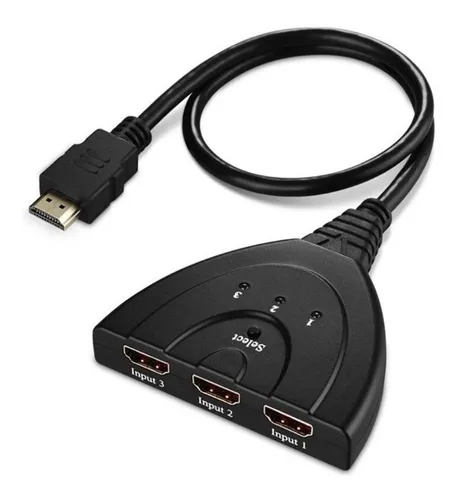 Cable Hdmi Switch Derivador 1 Entrada 3 Salidas Hd 1080p