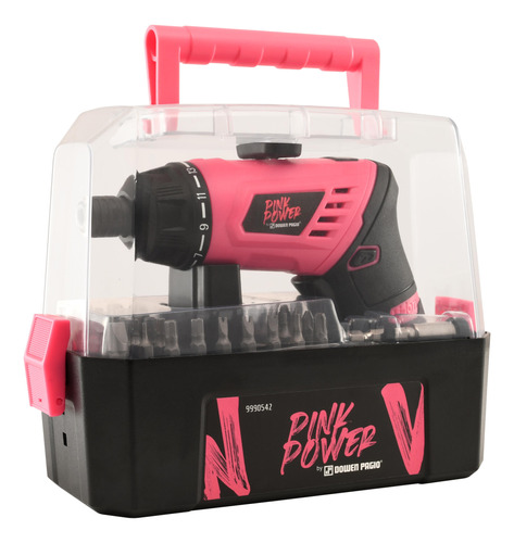 Atornillador Batería Recargable Reversible Pink Power By Dow