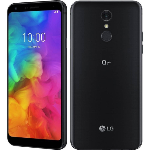 LG Q7+ Preto Lacrado 64gb + Nota Fiscal + 1 Ano De Garantia.