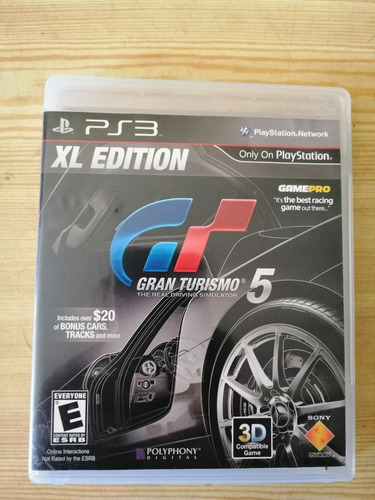 Juego Para Play Station 3, Gran Turismo 5 Lx Edición.