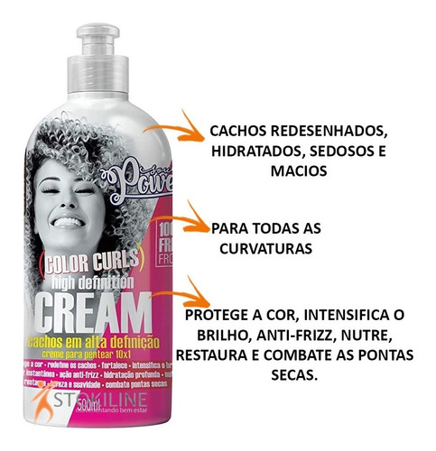 Creme Pentear Soul Power Curls High Definition Cream 500ml