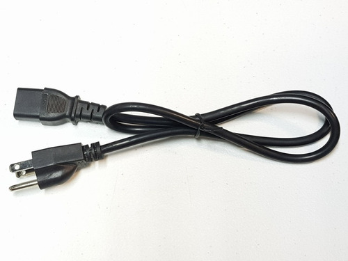 Cable De Corriente Ac De Poder 85cms Cpu's Monitor Tv Etc