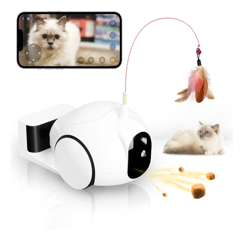 Pumpkii - Cmara Para Mascotas Para Perros Y Gatos, Robot Dis