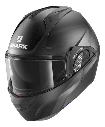 Casco Abatible Shark Evo Gt Encke Negro