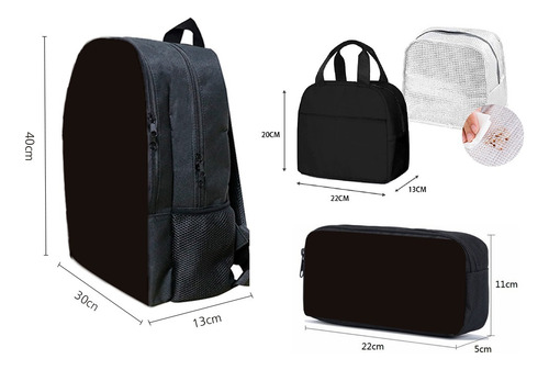 Mochila Bluey, Bolsa For El Almuerzo, Bolsa For Lápices