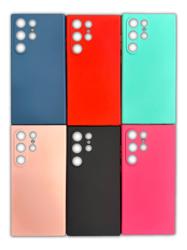 Carcasa Silicona Color Para Samsung Galaxy S24 Ultra