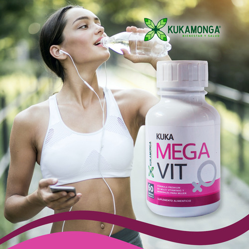 Megavit Multivitaminico De Mujer 60 Cáps Vitaminas Mujer