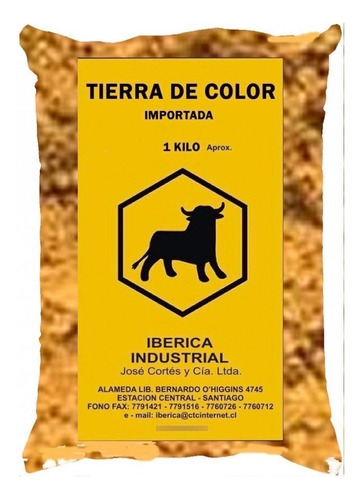 Tierra Color Amarilla 1 Kilo