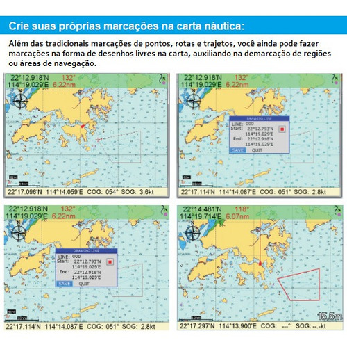 Gps E Sonda 12 Carta Náutica E Saída Hdmi Onwa Kp-1299c