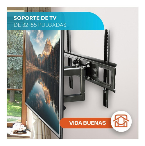 Soporte Para Tv Doble Brazo Desde La 32 Hasta 70