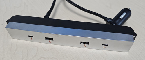 Estación Hub Usb Para Tesla Model 3 Highland 2024 65w