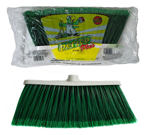 3 Escoba Vinilo Cepillo Grande Plus P220 Perico C Baston M