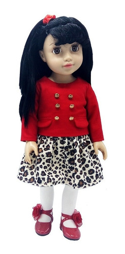 Imagen 8 de 10 de Witty Girls Lucy Muñeca 45cm /18 PuLG Original American Pre