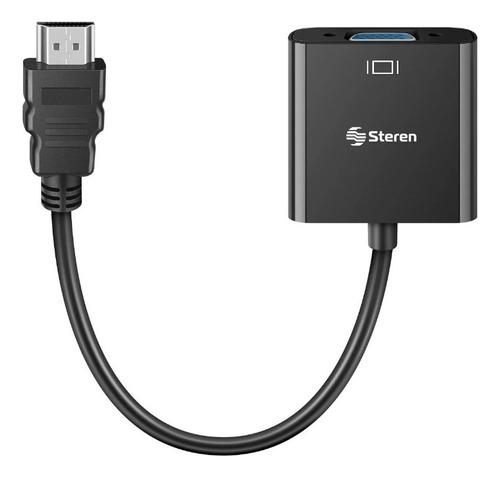 Adaptador Convertidor Steren Hdmi A Vga Macho A Hembra