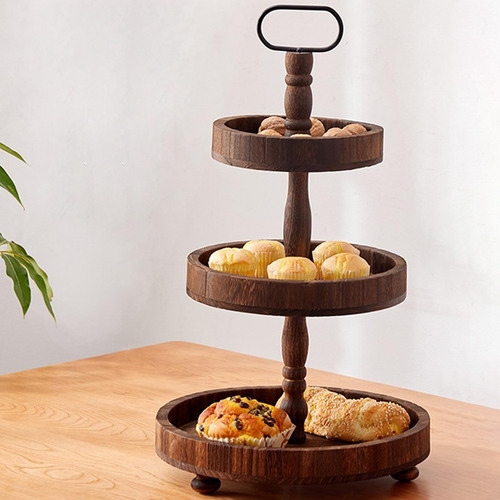 Soporte De Madera Para Cupcakes, Soporte De Exhibición Para