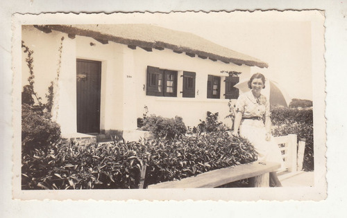 1937 Fotografia Casa Balneario La Paloma Rocha Vintage 