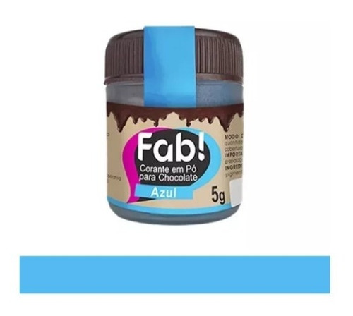 Colorante Fab Para Chocolate - Azul          (1333)