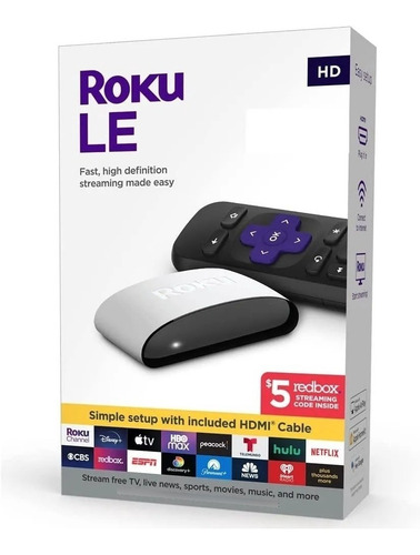 Roku Le 3930s3 1080p Con Control Remoto Blanco