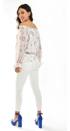 Blusas campesinas con tenis sale