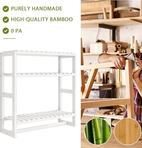 Estantes Para Baño 3 Niveles Ajustables Sobre Inodoro Blanco