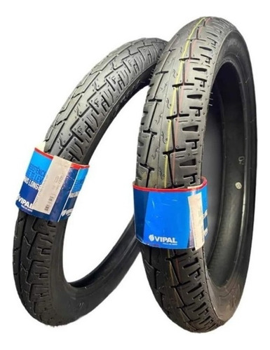 Par Pneu Vipal St 300 Cg Titan 125 150 160 Ybr Com Câmara