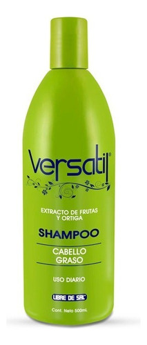 Shampoo Versatil Cab. Graso 500 - Ml A $30