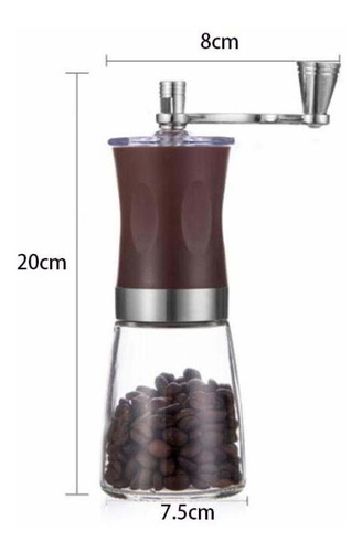 Molinillo De Café Práctico De Mano Molino Cerámica