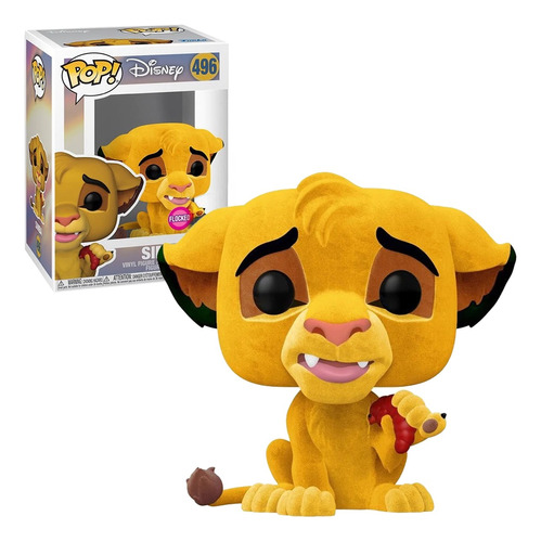 Funko Pop Simba #496 Flocked El Rey Leon Disney Original