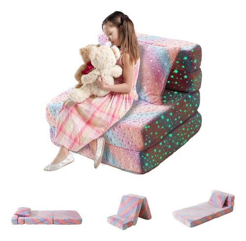 Kids Sofa, Children's 2pulgada1 Convertible Relaxing Sofa To