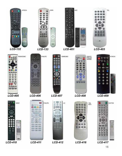Control Remoto Tv Lcd Led Smart Todas Las Marcas Y Modelos
