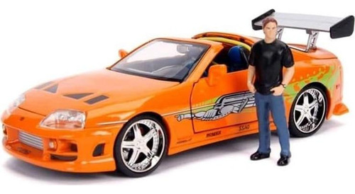 Jada 1:24 Toyota Supra 1995 Con Figura De Brian O'conner