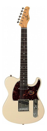 Guitarra elétrica Tagima Brasil T-910 telecaster de  cedro olympic white com diapasão de madeira de marfim