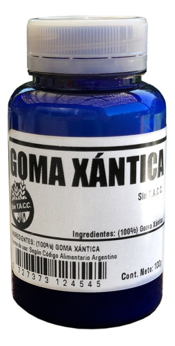 Goma Xántica Xantana Sin Gluten- Sin Tacc Calidad! - 100g