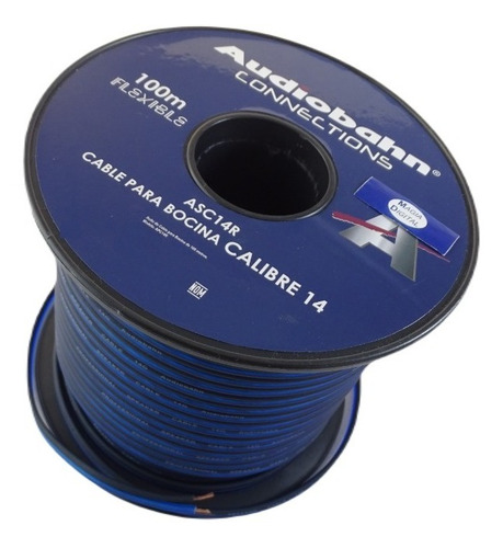 Rollo De Cable Para Bocina Calibre 14 Audiobahn Asc14r 100m