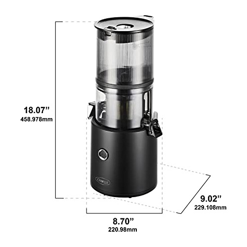 Oma Exprimidor Jc2022bk11 R De Jugo De Verduras Y Frutas