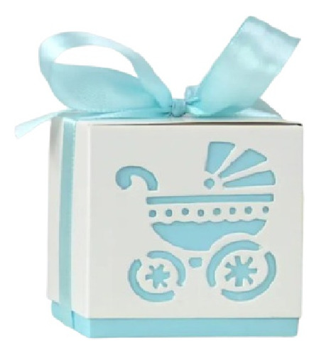 Caja Recordatorio Bebe X10 Bautizo Baby Shower Cumpleaños