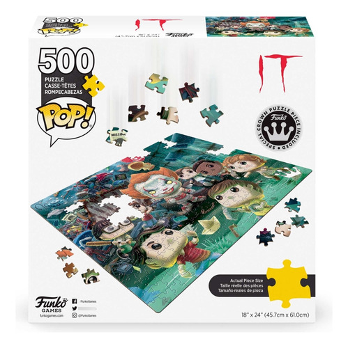 Pop! Puzzle It Chapter One Pennywise - 500 Pzs Rompecabezas
